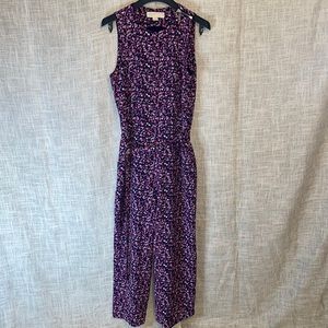 MICHAEL KORS flower print jumpsuit